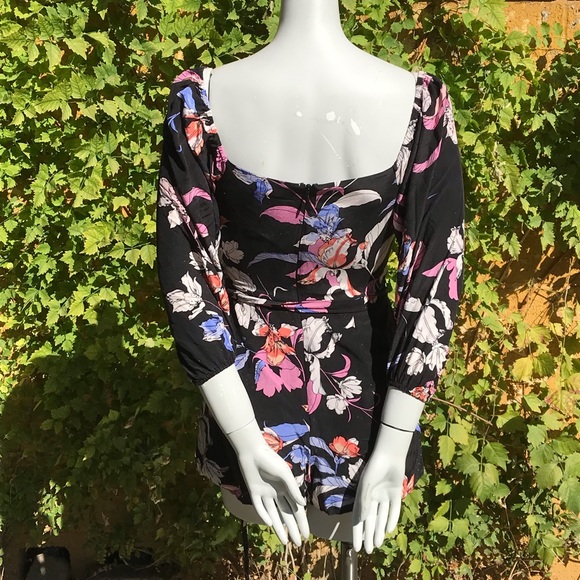 Yumi Kim Lady Luck romper with Orchid print DB5 - Picture 3 of 8